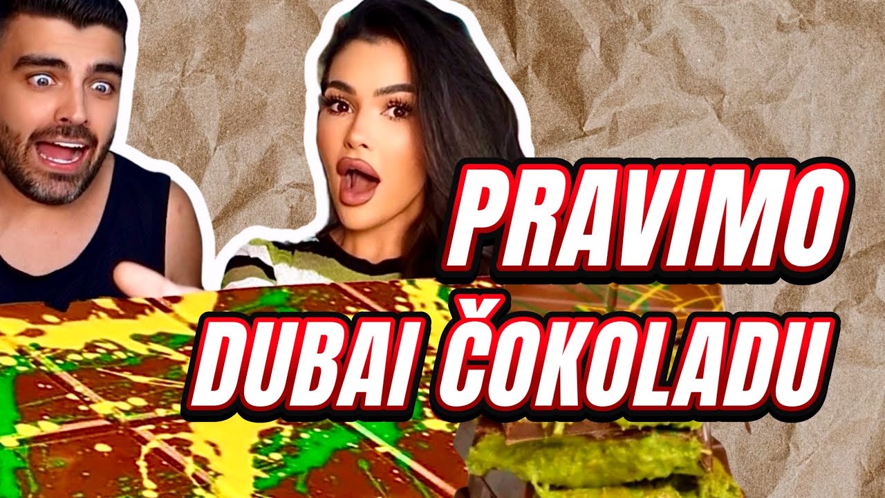 Napravili smo VIRALNU DUBAI ČOKOLADU kod kuće 🍫😱 Da li je vrijedna hype-a?