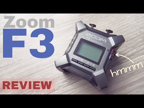 Zoom F3 32-bit Float Audio Recorder: Good But...Slightly Flawed