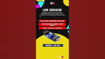 Light Dependent Resistor - LDR sensors  #shorts  #viral