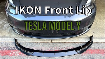 IKON Front Lip Install | Tesla Model Y