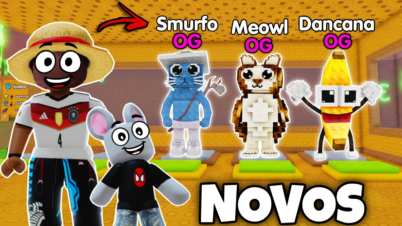 CONSEGUI OS BRAINROTS OG's MAIS RAROS DO NOVO JOGO DO SAMMY!