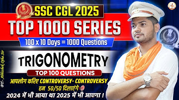 TOP 1000 QUESTIONS For SSC CGL 2025  || By:- Abhishek Ojha Sir || #ssccgl2025 #ssc #cglmath