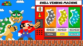 Mario and Bowser Choosing the Ideal Shell from the Vending Machine!
