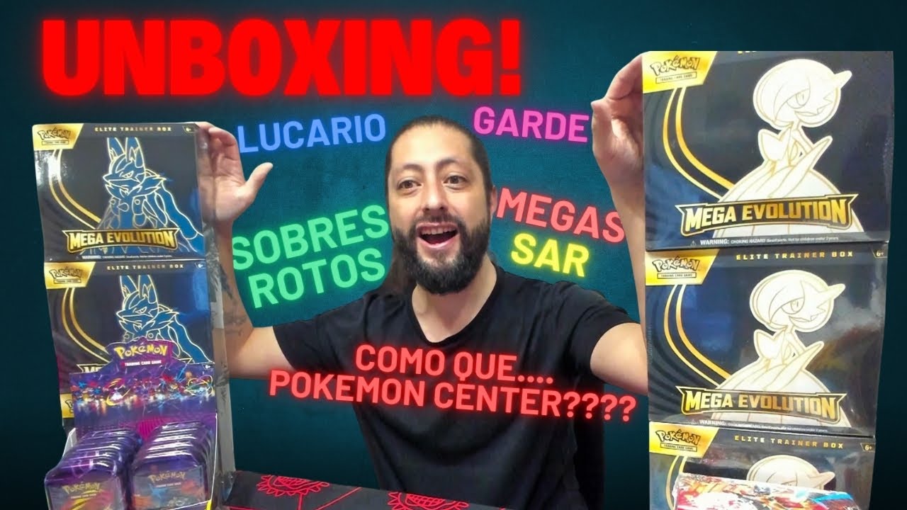 Lanzamiento Mega Evolution! Unboxing de productos de Pokemon TCG!