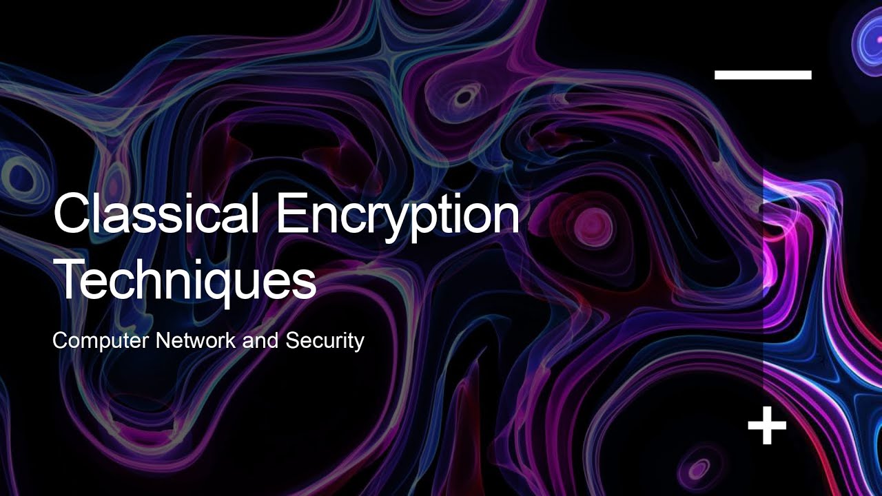 Classical Encryption Techniques - YouTube