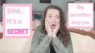 5 Reasons sororities DROP YOU after the first round | Sorority Recruitment 101