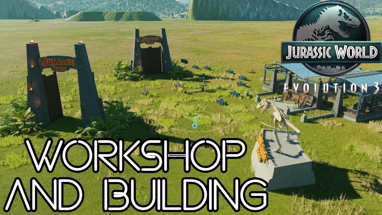 How To Use The Workshop In Jurassic World Evolution 3 - YouTube