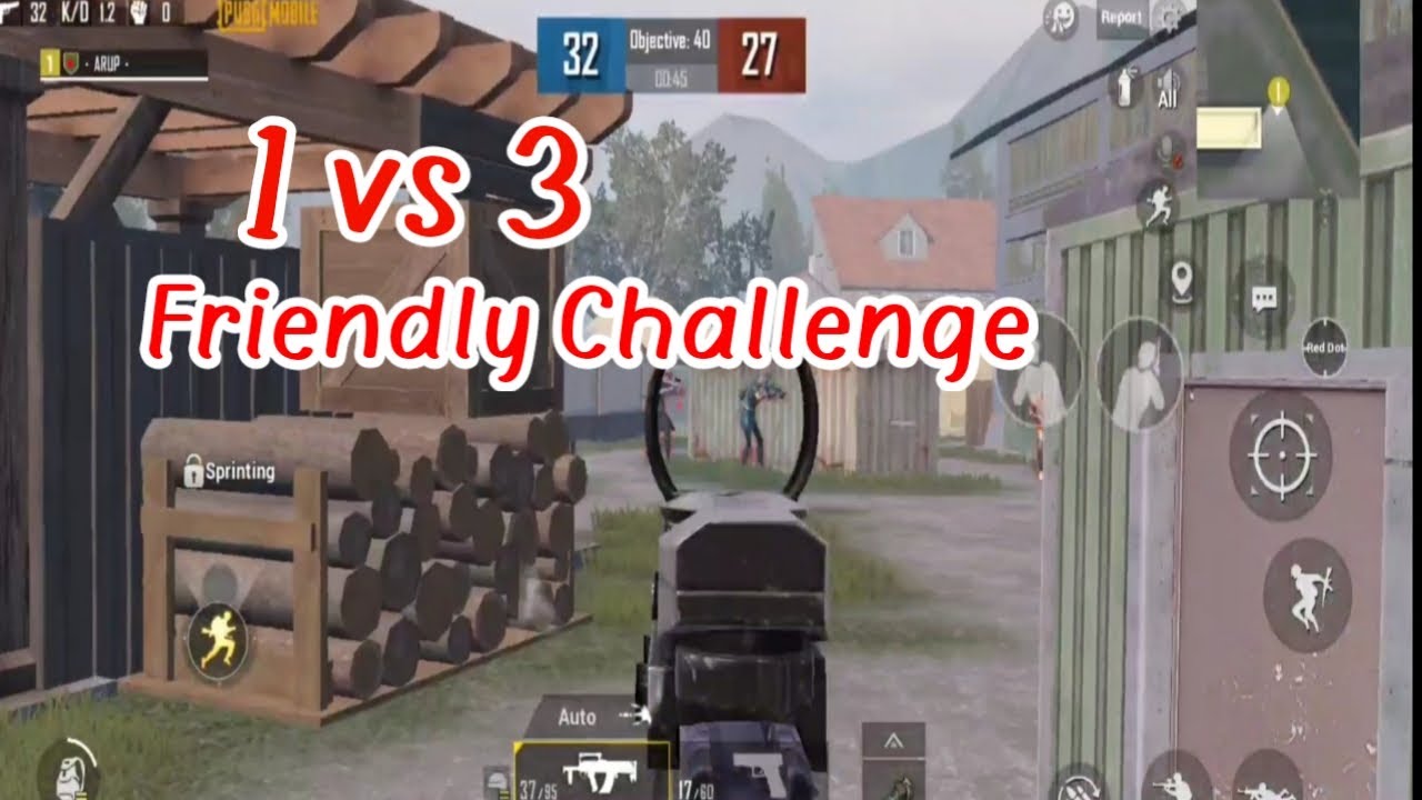 Friendly Challenge | TDM 1 VS 3 | PUBG MOBILE - YouTube