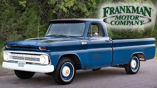 60K Mile -1965 C10 - Frankman Motors Company - Walk Around And Driving Video