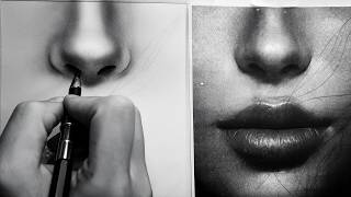 How to Draw a Realistic Nose | Charcoal Tutorial 🔥Realistic Nose Sketch | Step by Step