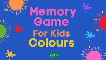 Kids Popular Memory Game - Missing Object 4 - What colour is missing?