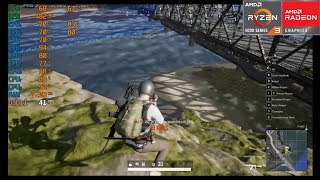 Ryzen 3 5300U Vega Test in PUBG PC in 2023 | HP 14S-FQ1089AU #gaming test