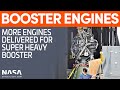 More Raptor Engines for Super Heavy Booster Delivered | SpaceX Boca Chica
