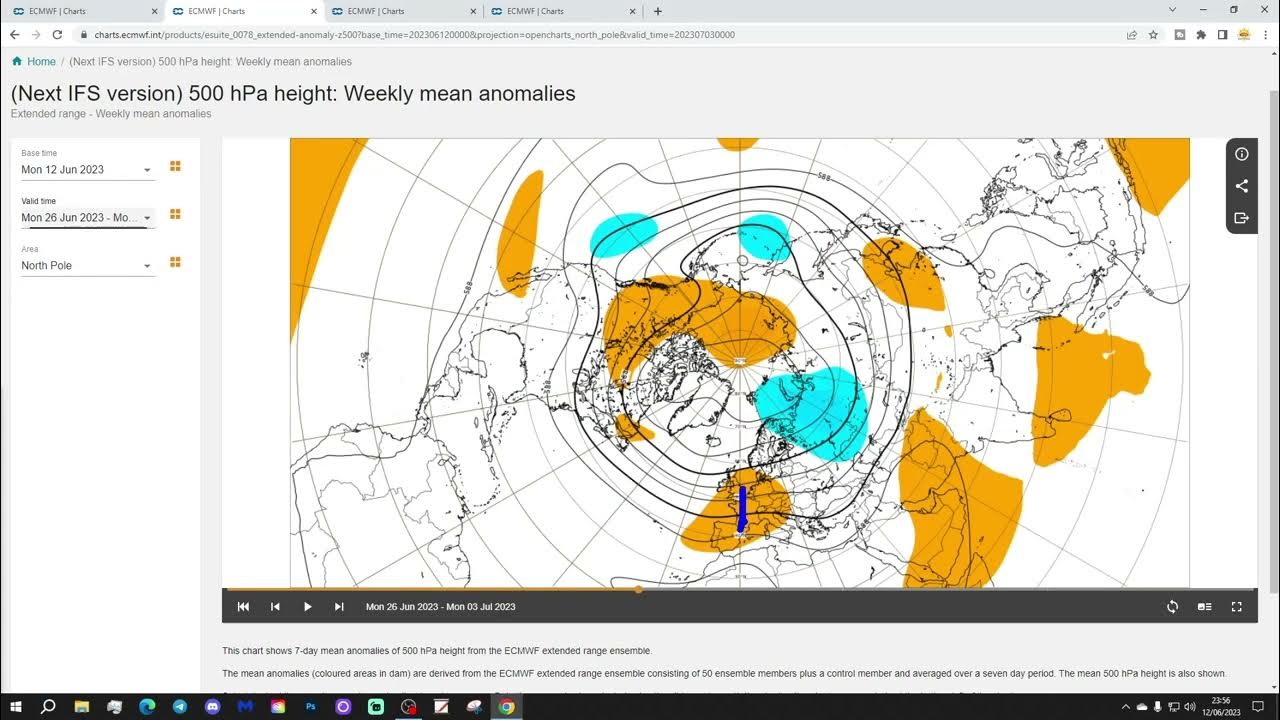 EC 30 Day Weather Forecast For UK & Europe 12th June To 10th July 2023