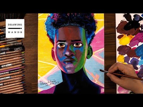 <strong>Drawing</strong> Spider-<strong>Man</strong>: Across the Spider-Verse - Miles Morales(스파이더맨 - 마일즈 그리기) [<strong>Drawing</strong> Hands]
