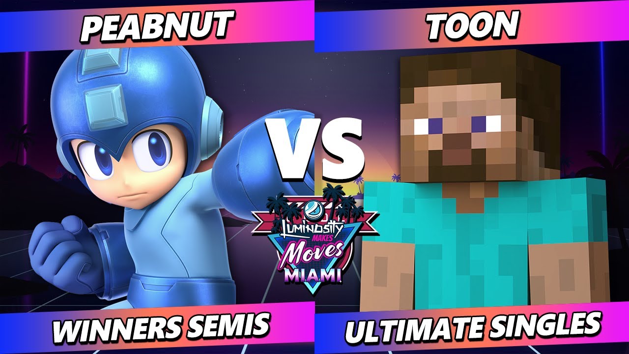 LMMM 2025 TOP 8 — Peabnut (Mega Man) против Toon (Steve) Smash Ultimate — SSBU
