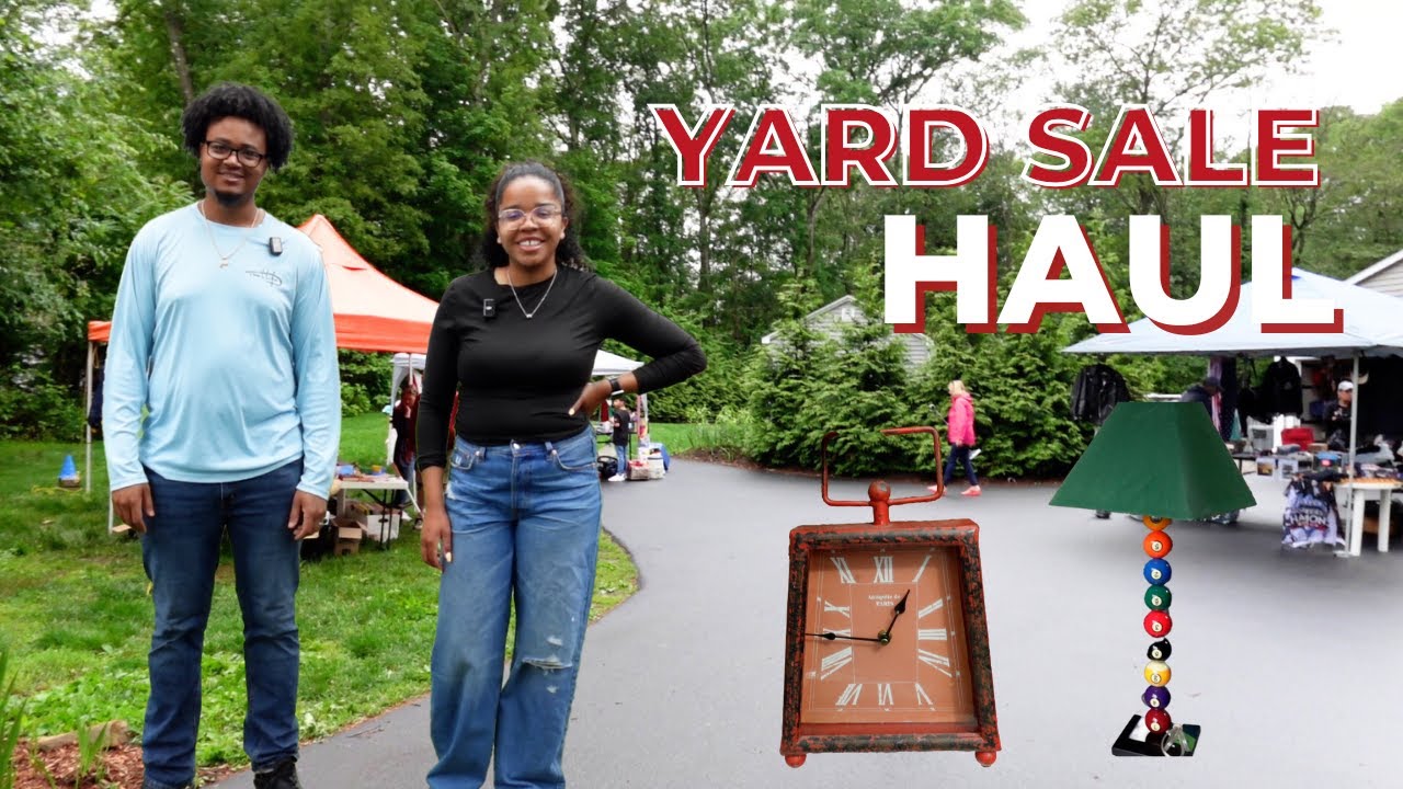 Yard Sale Haul | Town Wide Yard Sale - YouTube