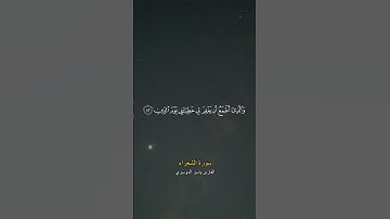 📖 الذي خلقني فهو يهدين | تلاوة خاشعة من سورة الشعراء بصوت ياسر الدوسري ✨