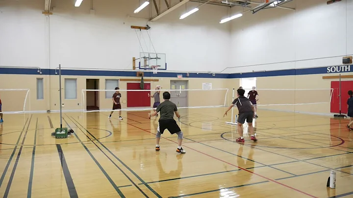 Badminton Han/Wilson vs Whan/Harry 10-01-22