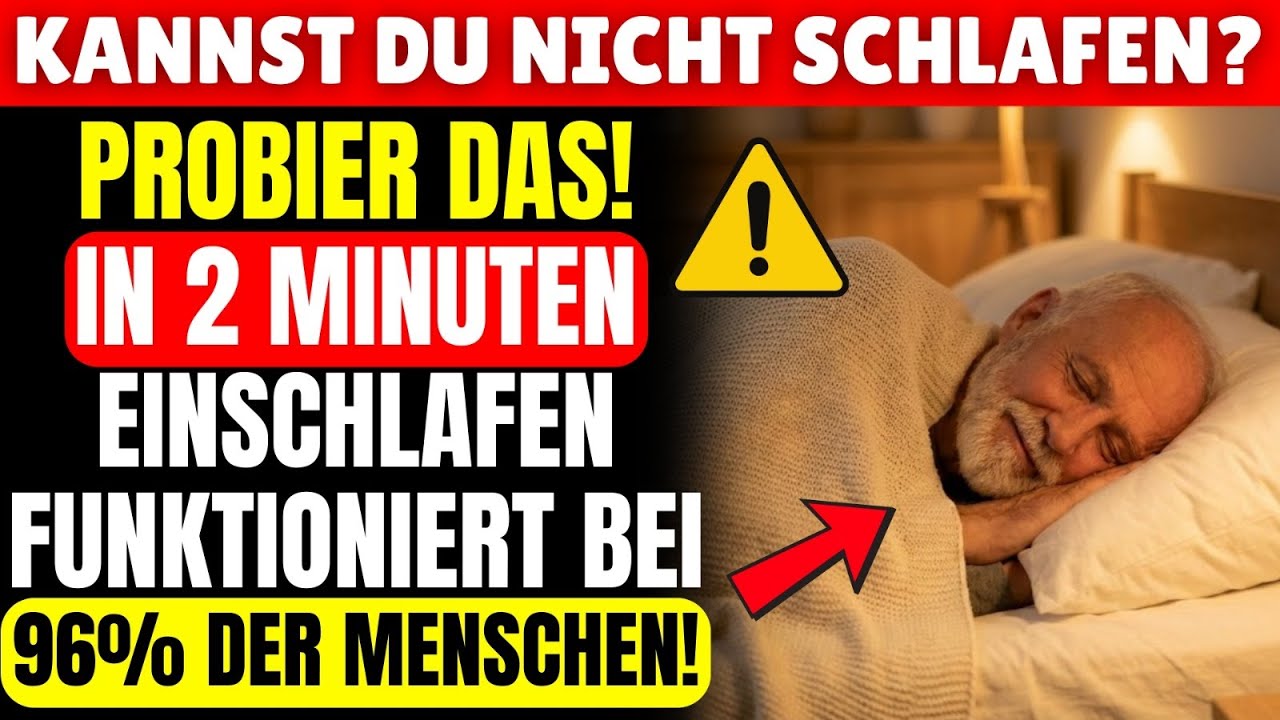 Über 60? 5 Bewährte Wege Um Schnell Einzuschlafen (#5 Ist Die Militärmethode)