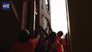 Salt Lake Temple marks milestone with reinstallation of east temple doors