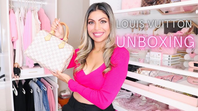 Louis Vuitton Delightful Damier Azur Handbag Purse Review and what