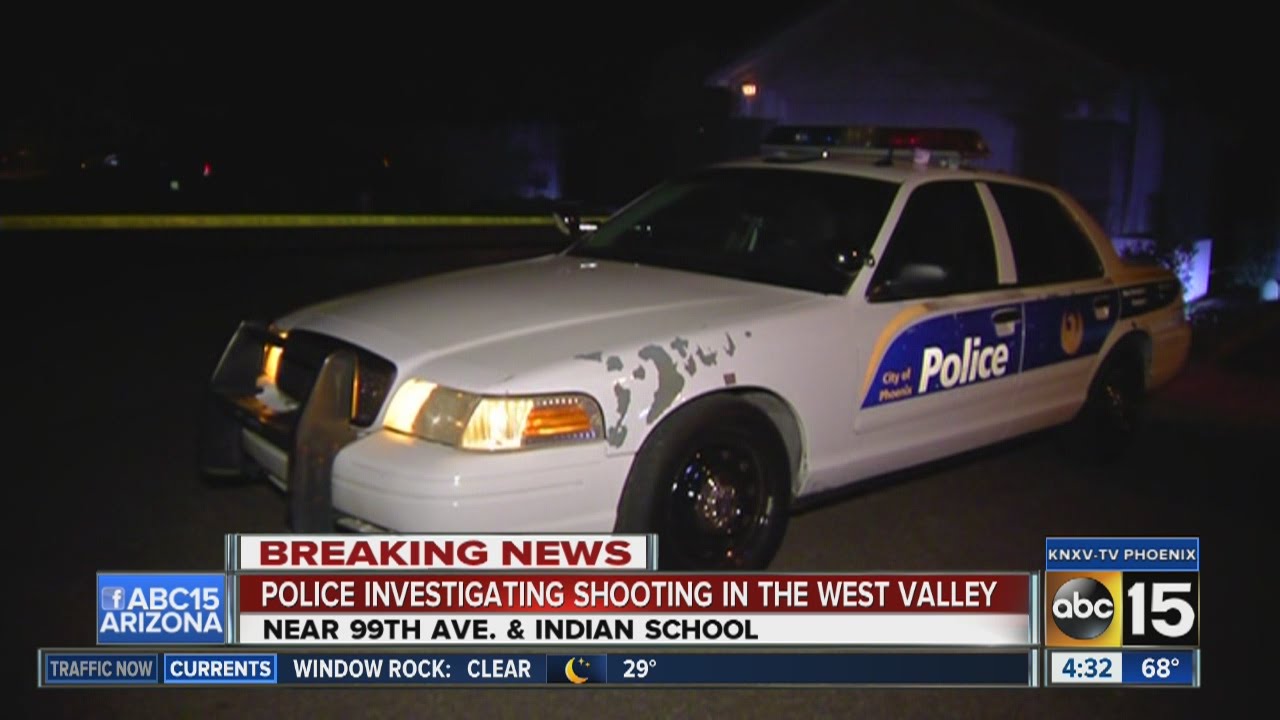 Police investigating shooting in West Phoenix - YouTube