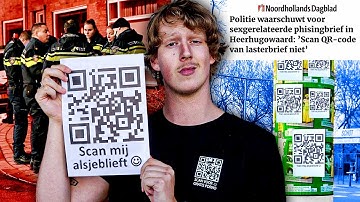 Ik verspreidde 400+ QR-codes en werd gezocht door de Politie...