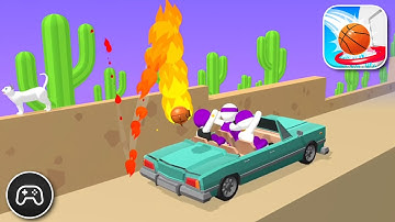 Bounce Dunk - Gameplay Walkthrough Part 29 - Casual Game Levels 95-97 (iOS, Android)