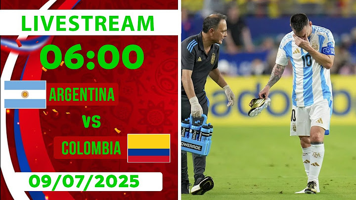 ARGENTINA vs COLOMBIA | COPA AMERICA | CHUNG KẾT | MESSI KHÓC NHƯ MƯA VÌ CHẤN THƯƠNG.
