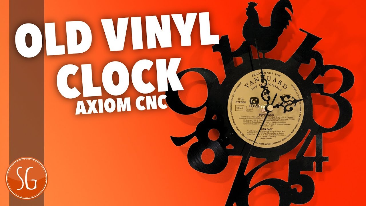 How to make a clock from a Vinyl Record! Must See!! - YouTube