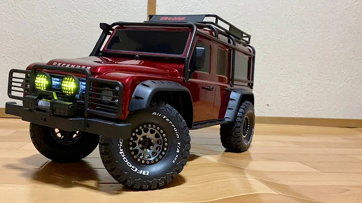 Traxxas trx-4 defender  bf Goodrich tires snow test