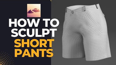 Nomad Sculpt : How to Sculpt Short Pants in Nomad Sculpt. Clothes in Nomad Sculpt