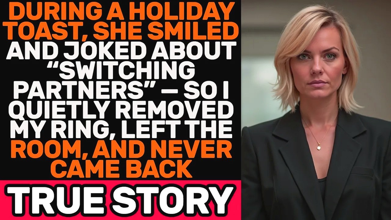 During A Toast, She Suggested “switching Partners” — And I Silently Took Off My Ring And Left Foreve