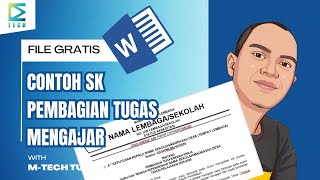 Contoh SK Pembagian Tugas Mengajar Terbaru | Format Resmi Siap Edit