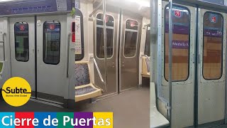 Cierre De Puertas Todos Los Trenes Subte De Buenos Aires