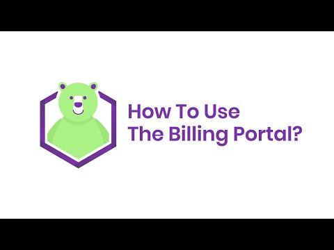 How To Use the Billing Portal for TechBear.com