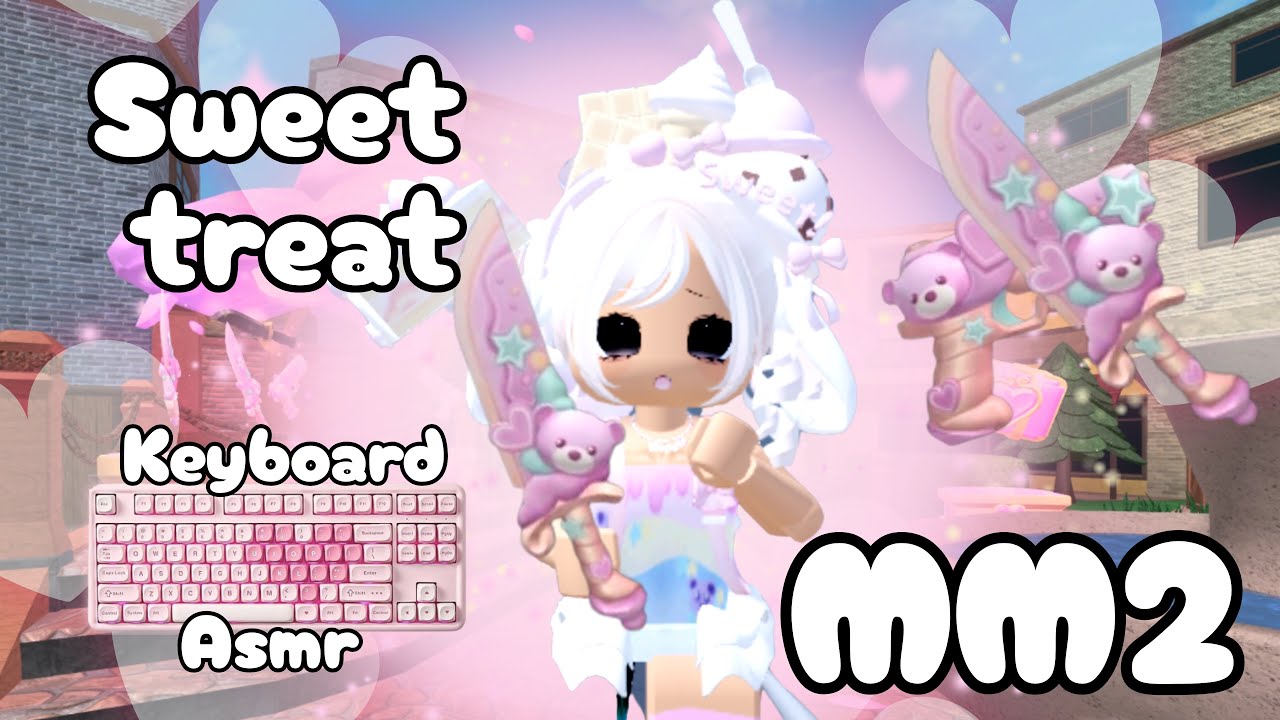 PLAYING with the SWEET TREAT SET mm2 (KEYBOARD ASMR)