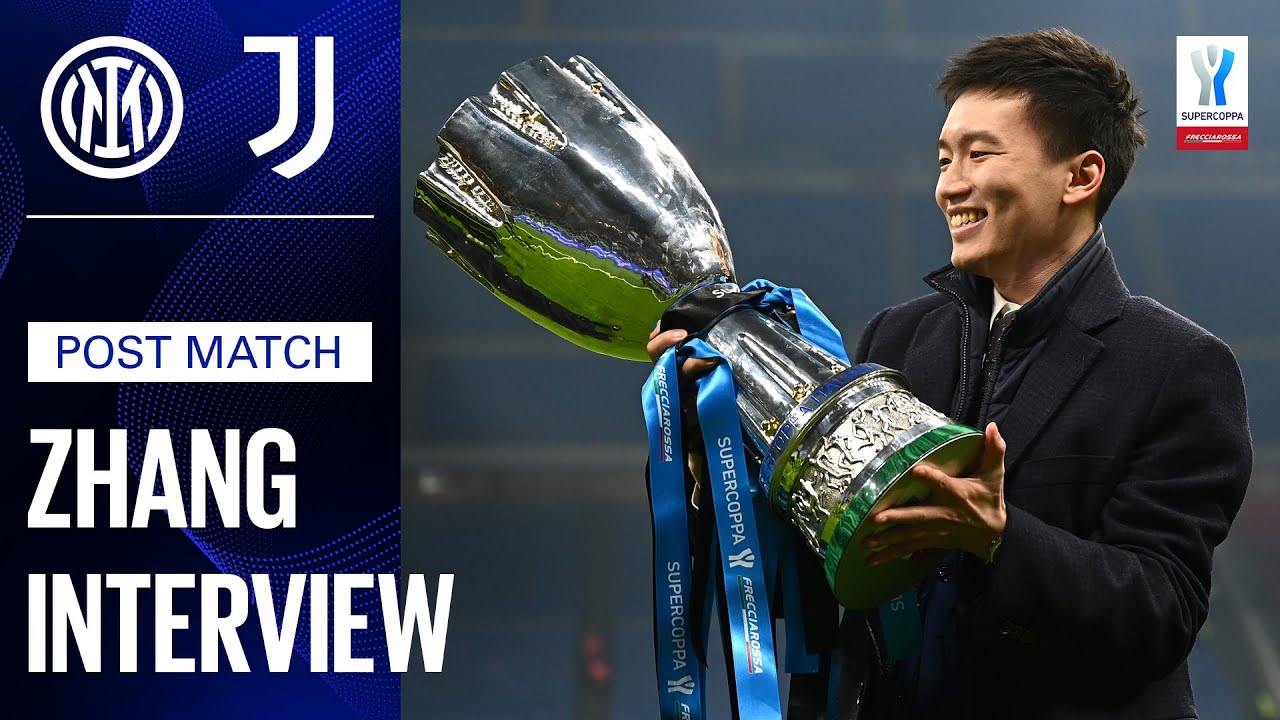 INTER 2-1 JUVENTUS | STEVEN ZHANG INTERVIEW: "Reaping the benefits of our work" [SUB ITA] 🎙️⚫🔵