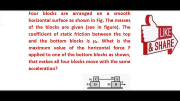 IIT JEE Mains and Advanced Block  Tension Friction Problems #neet #jeemain  #jeeadvance #physics