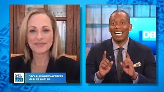 Marlee Matlin talks 'Feeling Through' on Daily Blast Live by Feeling Through 553 views 3 years ago 5 minutes, 33 seconds