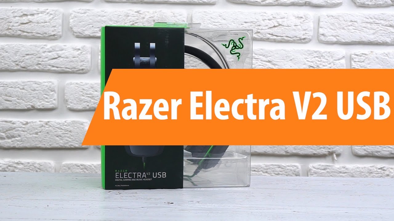 Распаковка Razer Electra V2 USB / Unboxing Razer Electra V2 USB
