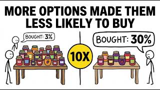 The Hidden Cost of Having Too Many Choices (Why More Options Make You Less Happy)