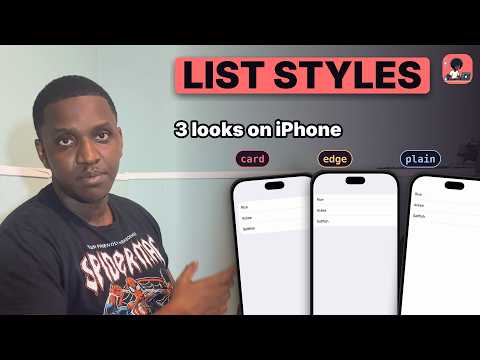 List Styles in SwiftUI — One Line of Code, a Whole New Look