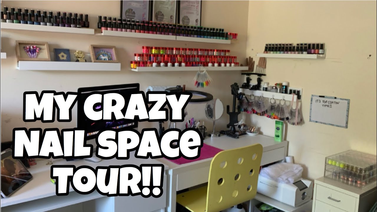 Nail Space Tour | Collab with Karen Heidi Rees! - YouTube