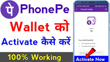how to activate phonepe wallet | phonepe wallet activate kaise kare | phonepe wallet reactivate