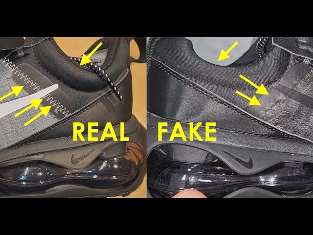 Nike Airmax real vs fake. How to spot fake Nike air 21 trainers -