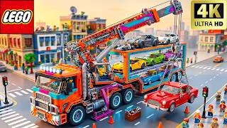 I Built a LEGO TECHNIC Car Transporter Truck🛻 | LEGO Creative Toys