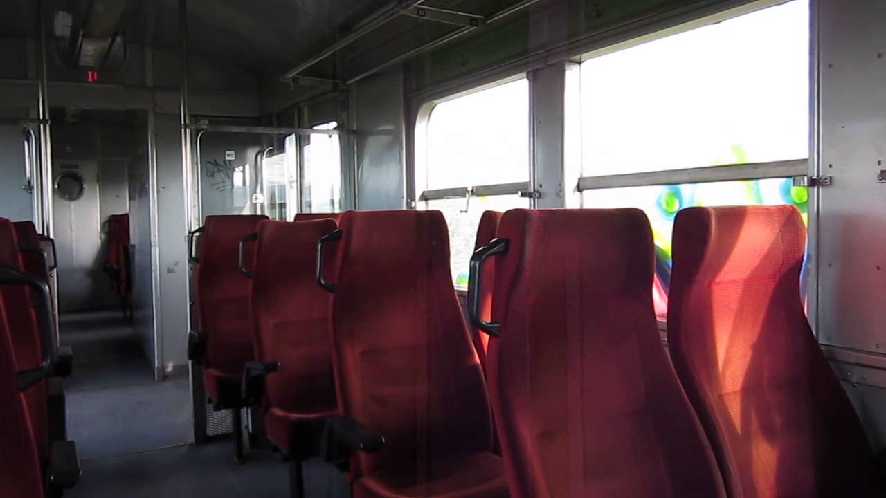 Interior rama electrica ex-SNCF nr. 58-0204-6. Calatorie intre Coslariu si Mihalt