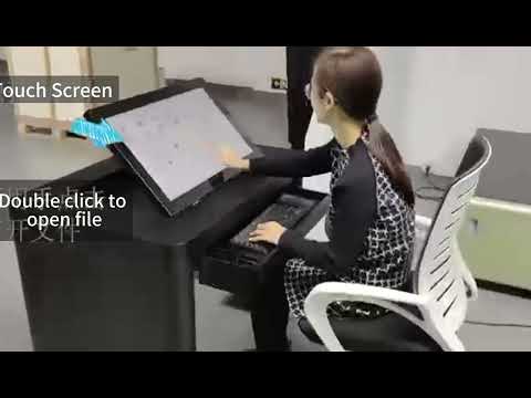 Smart Touch Table Lift Auto Control Capacitive Touch Screen Monitor for Education Teaching Display